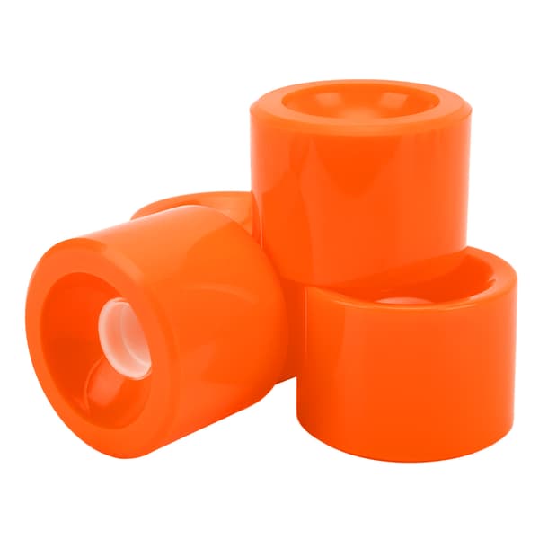 4 st PU 78A Scooterhjul, Slitstarka, Sprickfria, Starkt Grepp, Säkra för Scootrar, Orange
