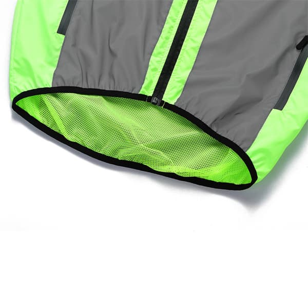 Refleksvest til mænd til cykling og løb, sommer, hurtigtørrende, åndbar