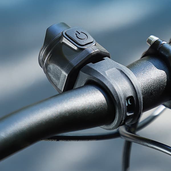 Elektrisk cykelklocka 80dB Högt larm USB Uppladdningsbart cykelsäkerhetstillbehör
