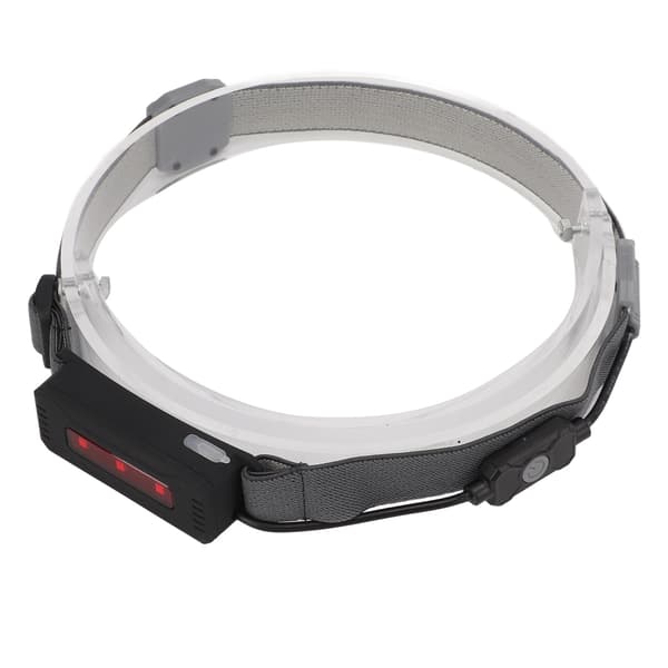 Genopladelig USB COB LED-pandelygte med 3 tilstande til camping, cykling og løb