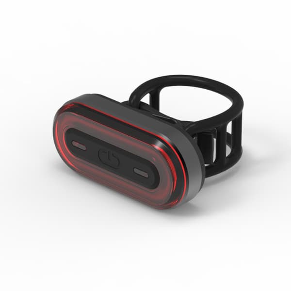 Genopladelig USB LED Cykelbaglygte med 6 Tilstande, MTB/Racercykel Lys