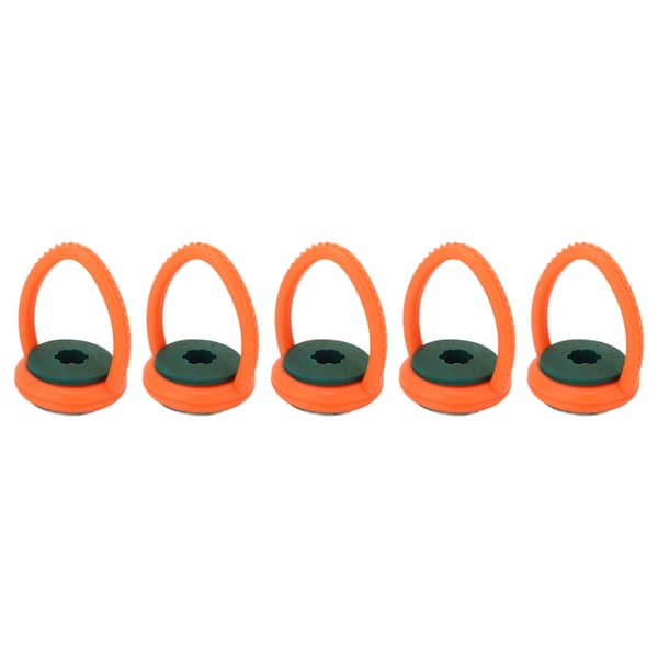 5 stk. Billardkøholder Ophængsring 10 mm Orange og Grøn Billardkø Opbevaring