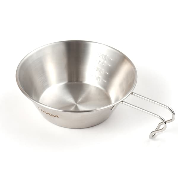 Sierra Cup 200 ml måleskål i rustfrit stål til camping og backpacking
