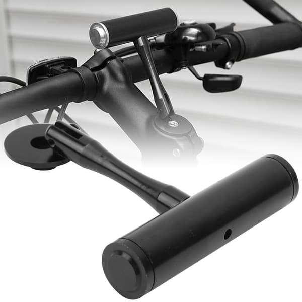 Multifunktionell cykelstyreförlängningsfäste Adapterställ Aluminium Cykeltillbehör Svart 9cm