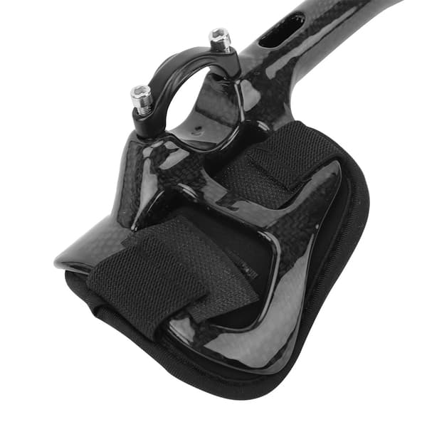Kulfiber T800 Ergonomisk Racercykel Styrstativ, Sort