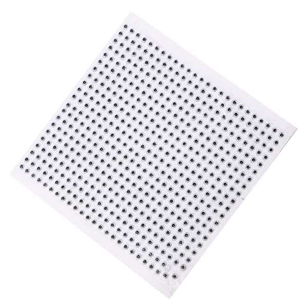 500 stk. 3D Epoxy Fiskelokkeøjne til Fluebinding DIY Håndværk (sølv, 5mm)