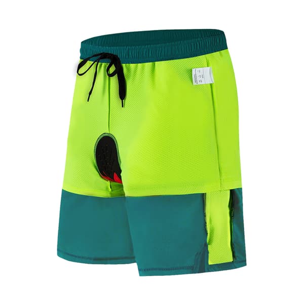 Cykelshorts til mænd med 3D gelpude og hurtigtørrende åndbart mesh