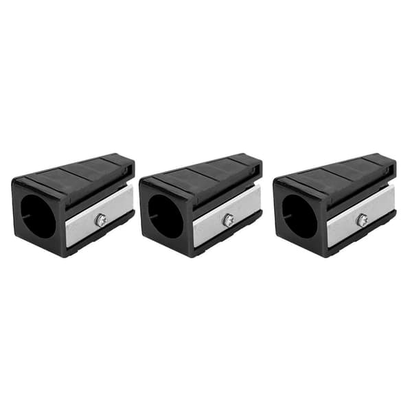 3st Mini Bärbar Biljardköspets Reparationsverktyg Trimmer Shaper Tapper Svart