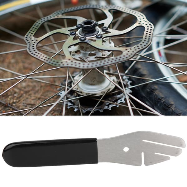 Justernøgle til cykelbremseskive i rustfrit stål med tre åbninger 15mm/18mm/42mm