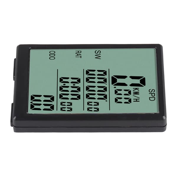 Trådløs cykelcomputer med speedometer, vandafvisende, 3 tommer LCD-skærm og baggrundsbelysning