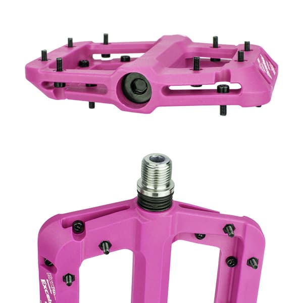 Skridsikre MTB cykelpedaler, platform, 9/16 tommer, nylonfiber