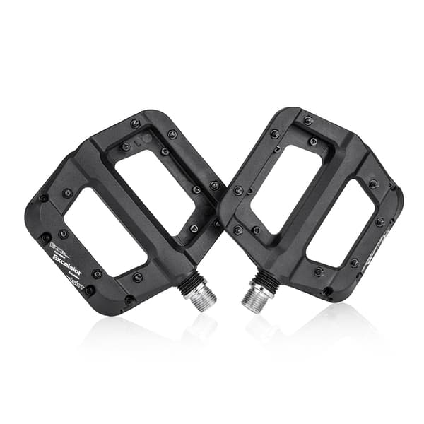 Halkfria MTB-cykelpedaler, plattform, 9/16 tum, nylonfiber