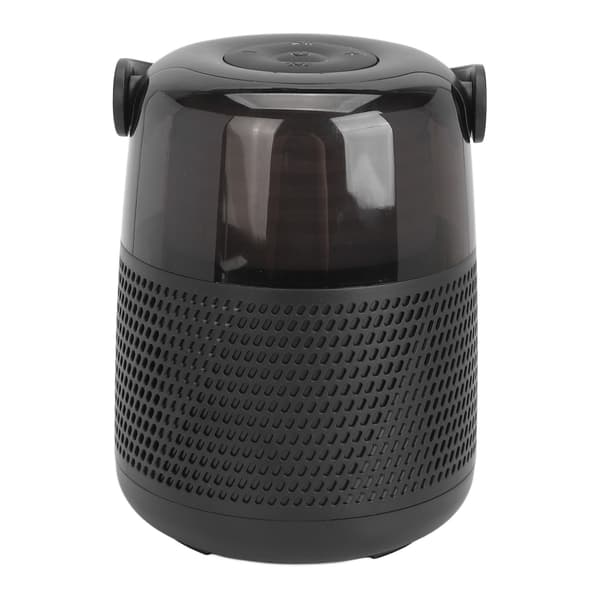 Mini Bluetooth 5.0 -karaokelaite langattomalla mikrofonilla, LED-valoilla, 3D-tilaäänellä, musta