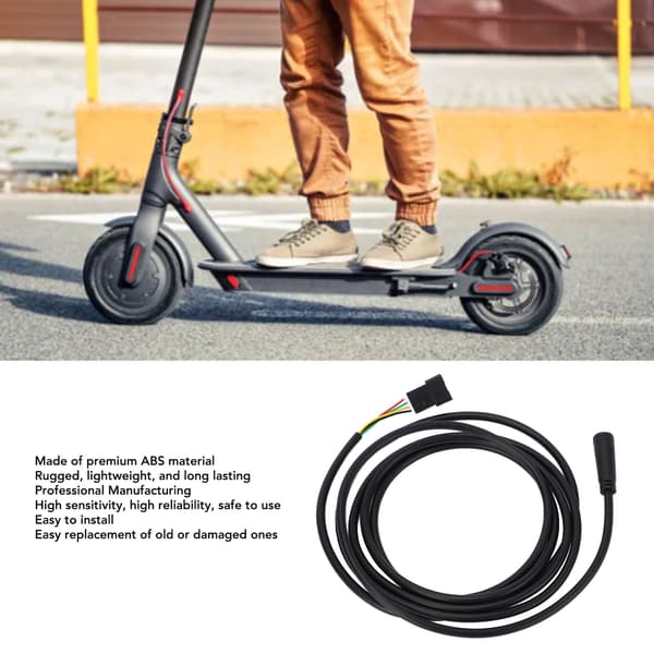 ABS anslutningskabel för elscooter instrumentpanelstyrenhet ersättning