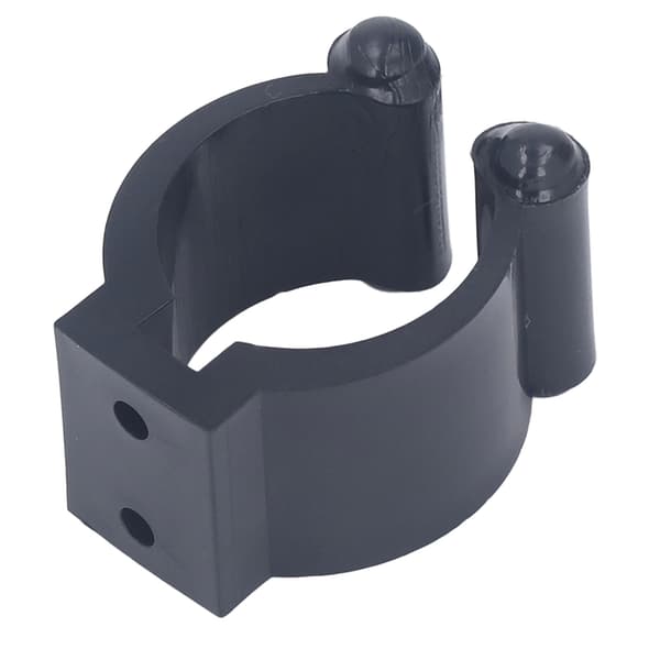 20 bærbare poolkø-clips, rackholder, praktisk clip i sort plast, 23 mm