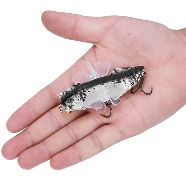Cicada-tekoviehe pyörivillä potkureilla ja kolmihaarakoukulla 7.5cm 33g Y238-6