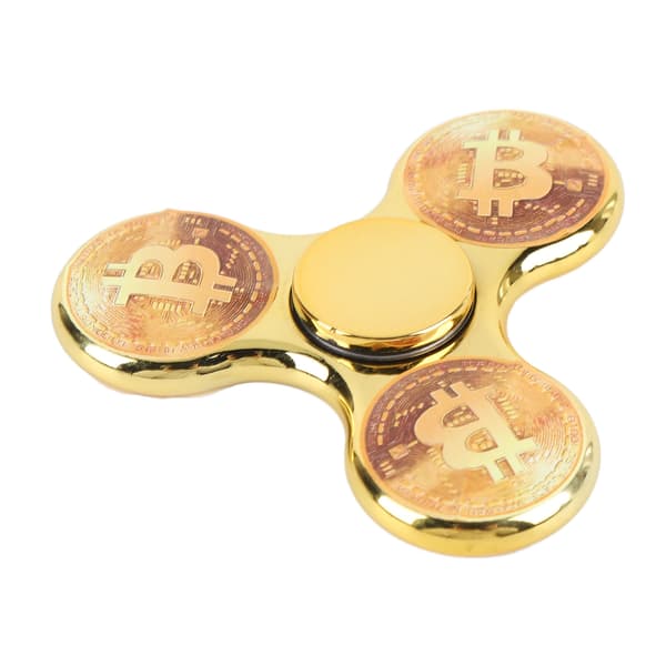 ABS Fingerspids Spinner med Sensorisk Elektrode, Anti-Stress, Stabilt Spindelegetøj, Guld