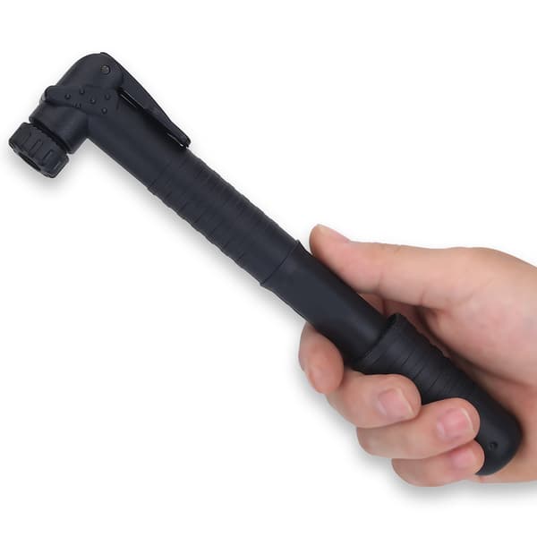 Mini bärbar cykelluftpump, nylon, 120 PSI, kompatibel med Presta och Schrader
