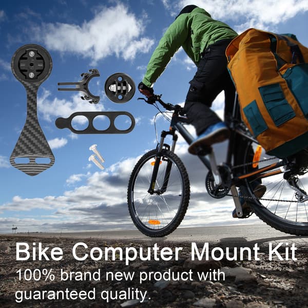 Kulfiber Cykelcomputerholder til Mountainbikes og Racercykler, Styrholder