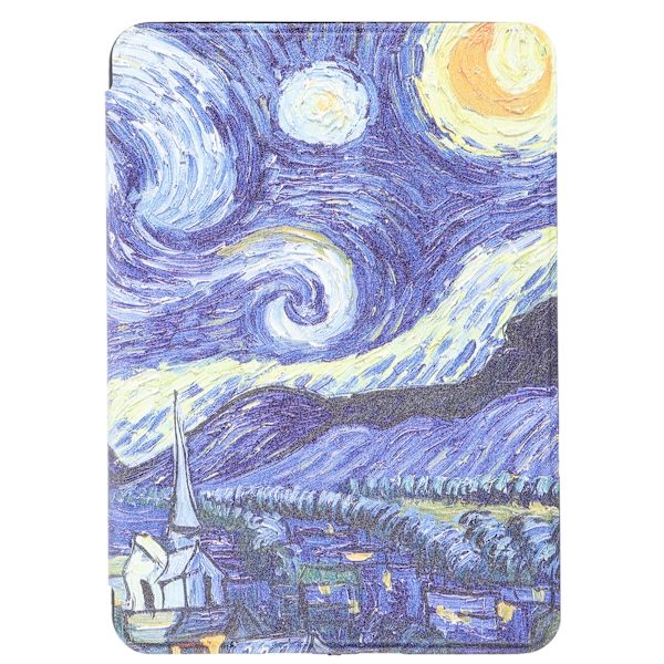 Kindle Paperwhite 2018 4:e generation Läderfodral Van Gogh
