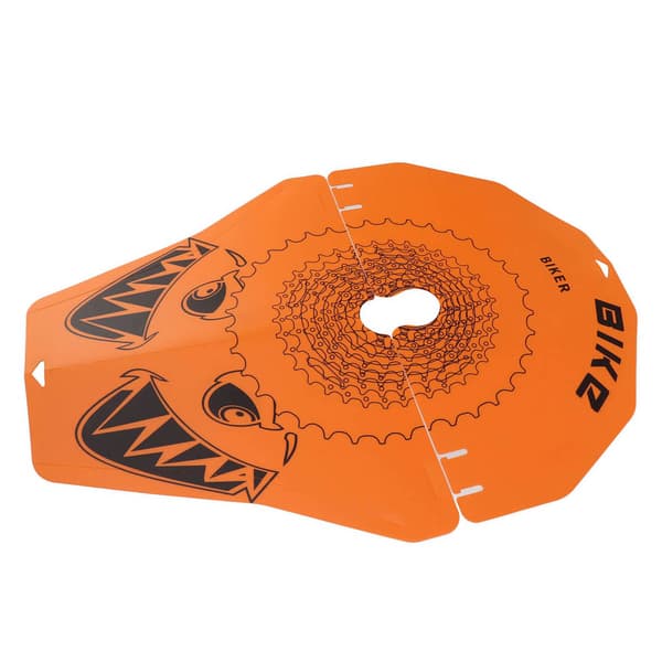 2 st PP Cykelbromsskivskydd, Oljebeständigt, Slitstarkt, för Mountainbikes, Hajtyp