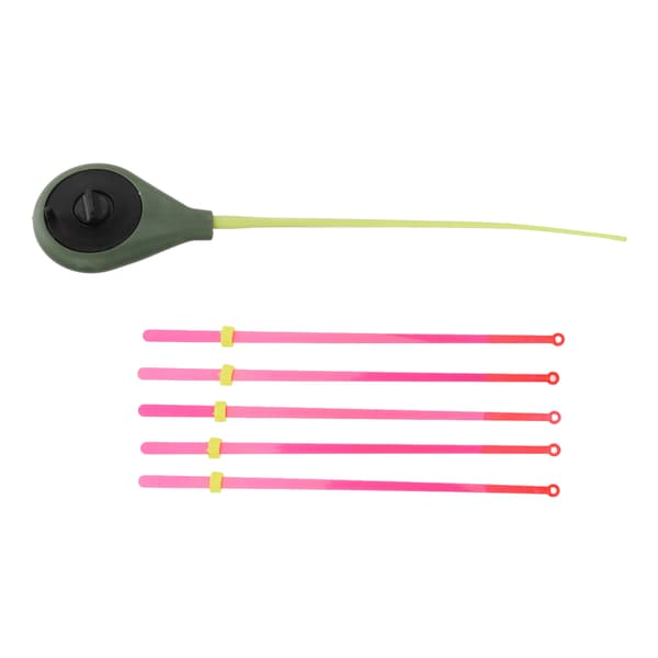 Mini isfiskespökit med bärbar ABS-topp för vinterfiske, 20 cm