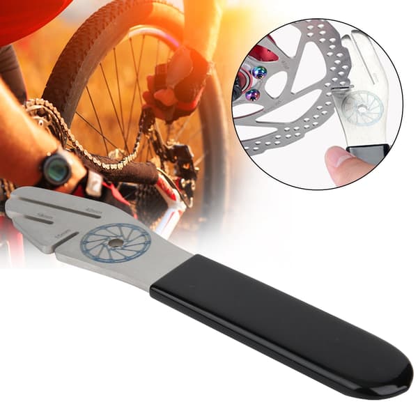Justernøgle til cykelbremseskive i rustfrit stål med tre åbninger 15mm/18mm/42mm