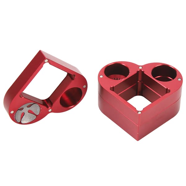 Bærbar biljardkø-krittboks i aluminium, mini oppbevaringsveske for småting