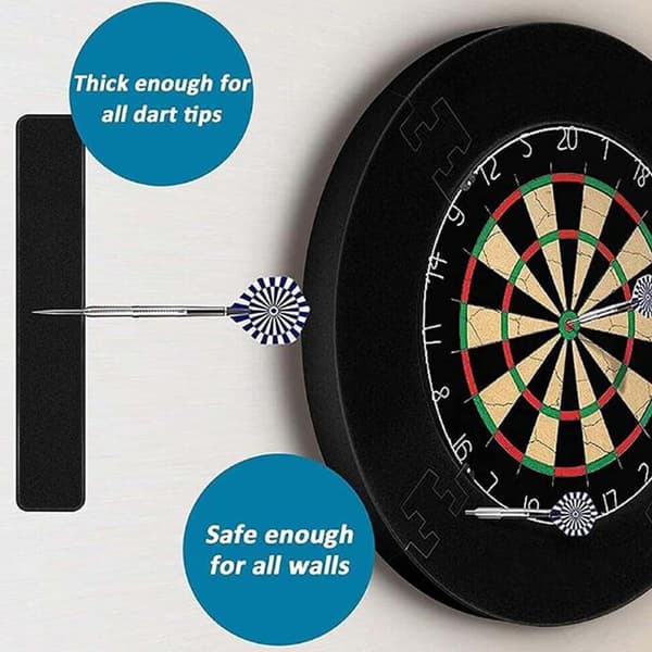 Dart Surround EVA Väggskydd med Skyddsringar för Standardstorlek