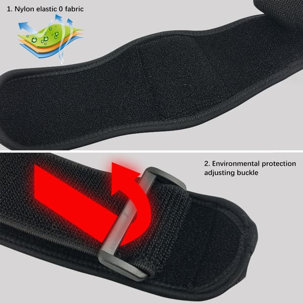 Justerbart armbågsskydd för tennis och tendinit, elastiskt stöd, unisex