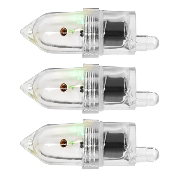 3 stk. Fiskebittindikatorlys Nattalarmlys Lampe Bittalarmlys