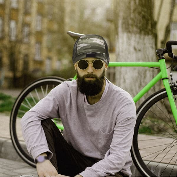 Ultralätt cykelhjälmsfoder, snabbtorkande cykelmössa, ventilerat nät i polyester