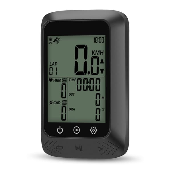 IPX7 GPS Cykelcomputer med Automatisk Baggrundsbelysning og Trådløs App-kontrol