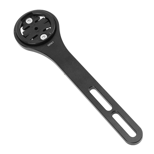 Multifunktionel forlænget cykelcomputerholder i aluminiumslegering med ergonomisk vinkel