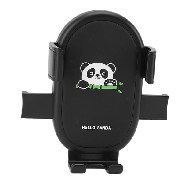 Panda Standard Cykeltelefonholder med Stødabsorbering og Quick Release til Scooter/Motorcykel - Sort