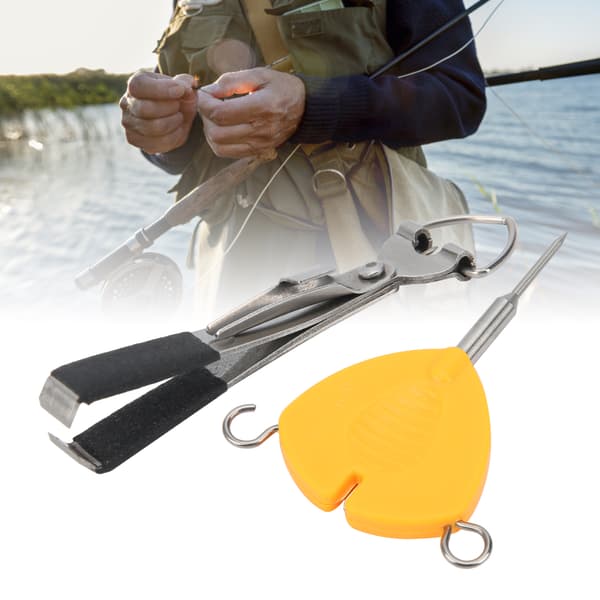 Multifunksjonell 5-i-1 fiskeknutefjerner, rustfritt stål, fisketilbehør