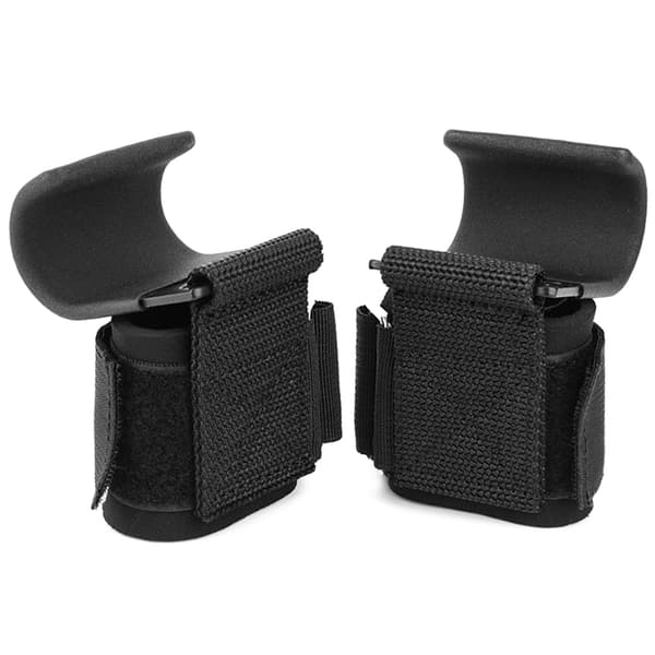 Handledsband med krokar för tyngdlyftning, handledsstöd för män och kvinnor.