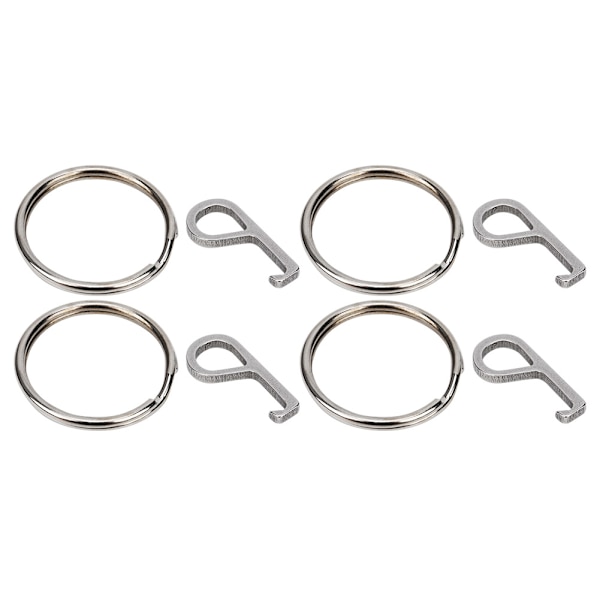 4-delt multifunksjonell EDC Mini nøkkelring med flaskeåpner i rustfritt stål