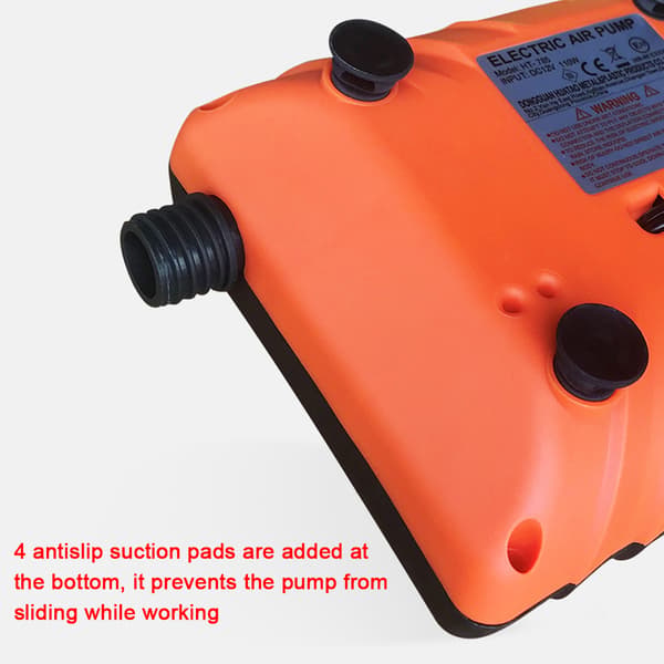 Elektrisk Luftpump 16PSI Bärbar Luftkompressor 110W för Paddleboard, Pool, Båt