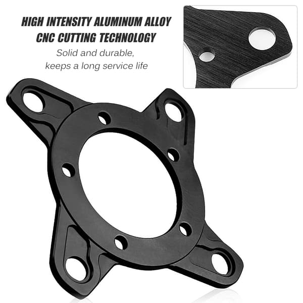 Växeladapter för Bafang BBS01 BBS02 Mellanmotor, Aluminium, 104/130BCD
