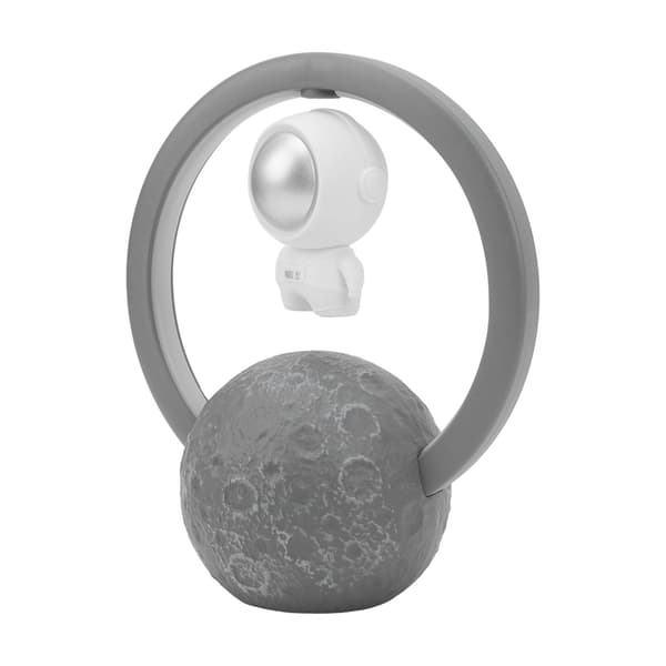 Magnetisk svevende astronauthøyttaler, suspendert, RGB, trådløs Bluetooth-lyd, sølv