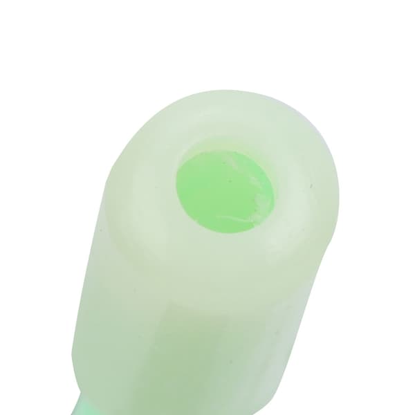 5 st hållbara små PVC-rörformade balanskopplingar för fiske, 12 cm, fluorescerande effektstil
