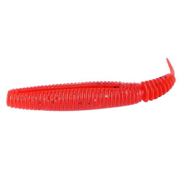 HENG JIA 5 STK Bløde Fiskelokker Orme 7g/9.8cm Plast Fiskelokker - Rød
