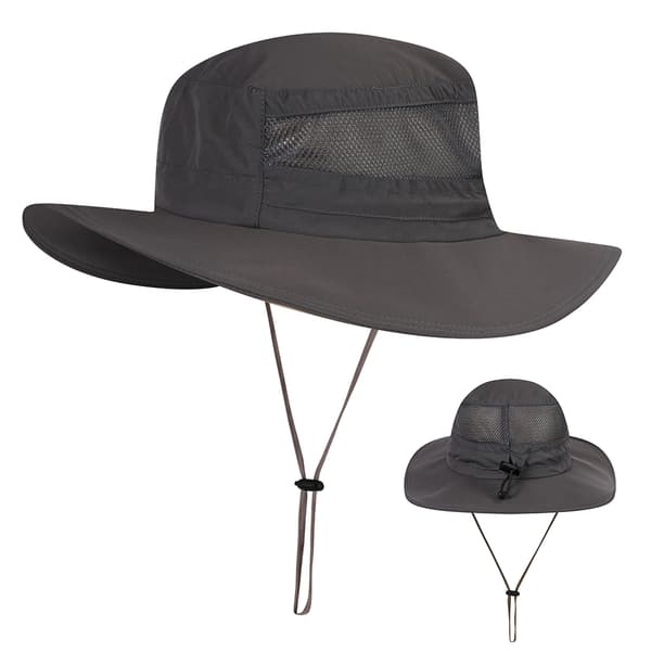 Unisex fiskehat, hurtigtørrende, åndbar mesh, UPF 50+ solhat, strandhat