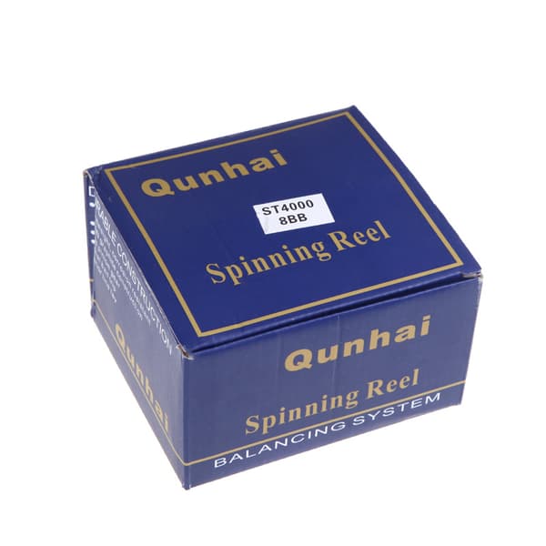 Lixada ST4000 Spinnfiskesnelle, 8 kulelagre, sammenleggbart håndtak, utskiftbart, 5.1:1