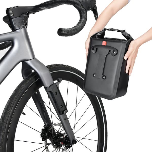 Horquilla Cykeltaske 10L Regntæt Quick Release til MTB Landevejscykel Lang Rejse Sort