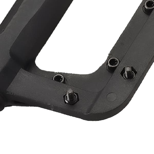 1 par 9/16 tommer brede skridsikre nylonfiber cykelpedaler til mountainbikes - sort