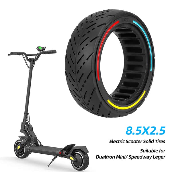 Massivt däck för elscooter 8.5*2.5 Dualtron Mini Speedway Leger Halkfritt