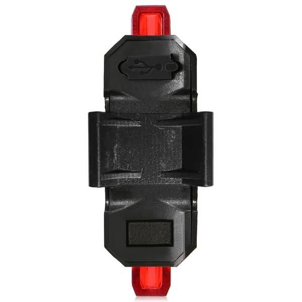USB Genopladelig Vandtæt Cykelbaglygte med 4 Tilstande og Nem Installation