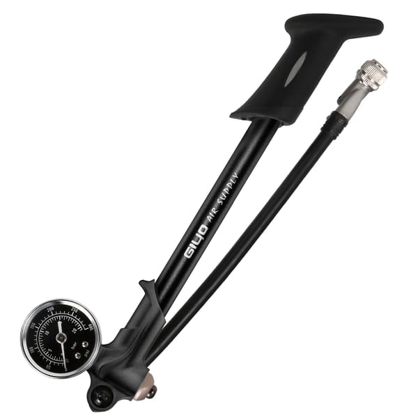 300PSI Framfjädring Stötdämparpump med Tryckmätare och Schrader-ventil för MTB Mountainbikes